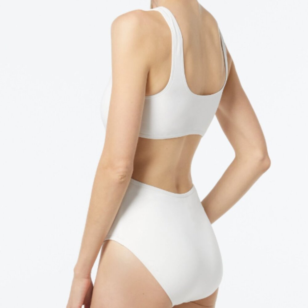 MICHAEL Michael Kors White Cutout Swimsuit - Picture 3 of 12